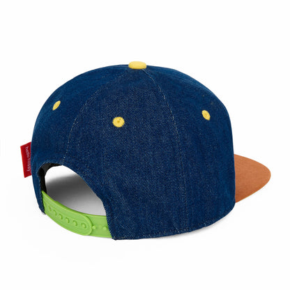 Boné para crianças Jean Explorer, pala reta, algodão orgânico, certificado Oeko-Tex, desde os 9 meses, Cool Kids Only !