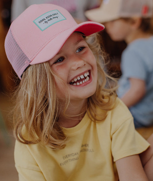 Boné infantil Mini Peony, estilo Trucker, ecorresponsável, certificado Oeko-Tex, a partir dos 9 meses, Cool Kids Only!