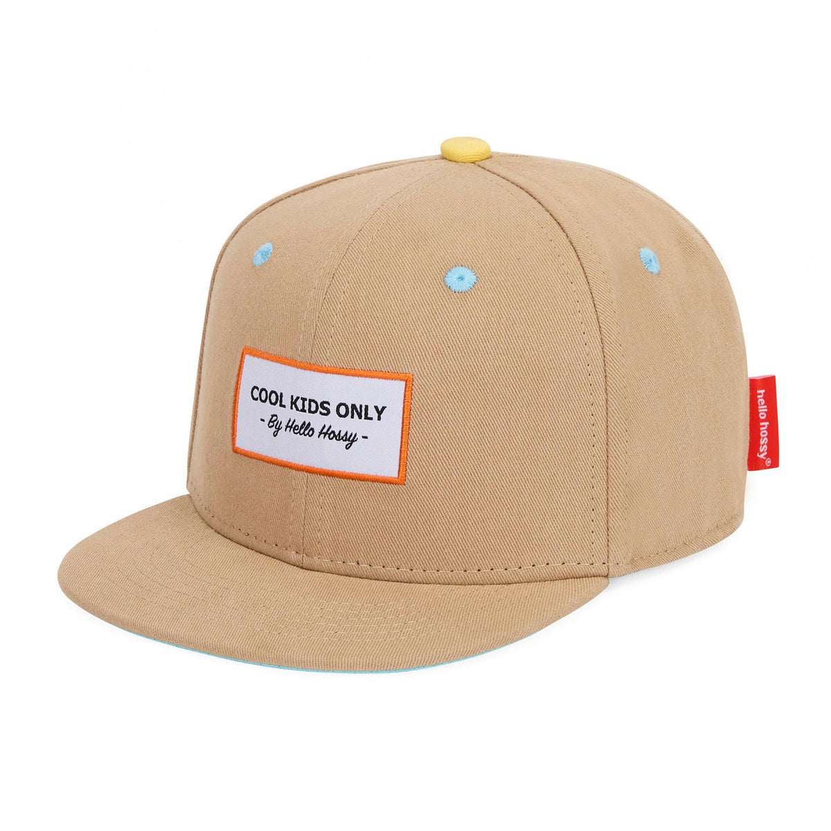 Boné Mini Sandy para crianças, pala reta, 100% algodão orgânico, certificado Oeko-Tex, a partir dos 9 meses, Cool Kids Only!