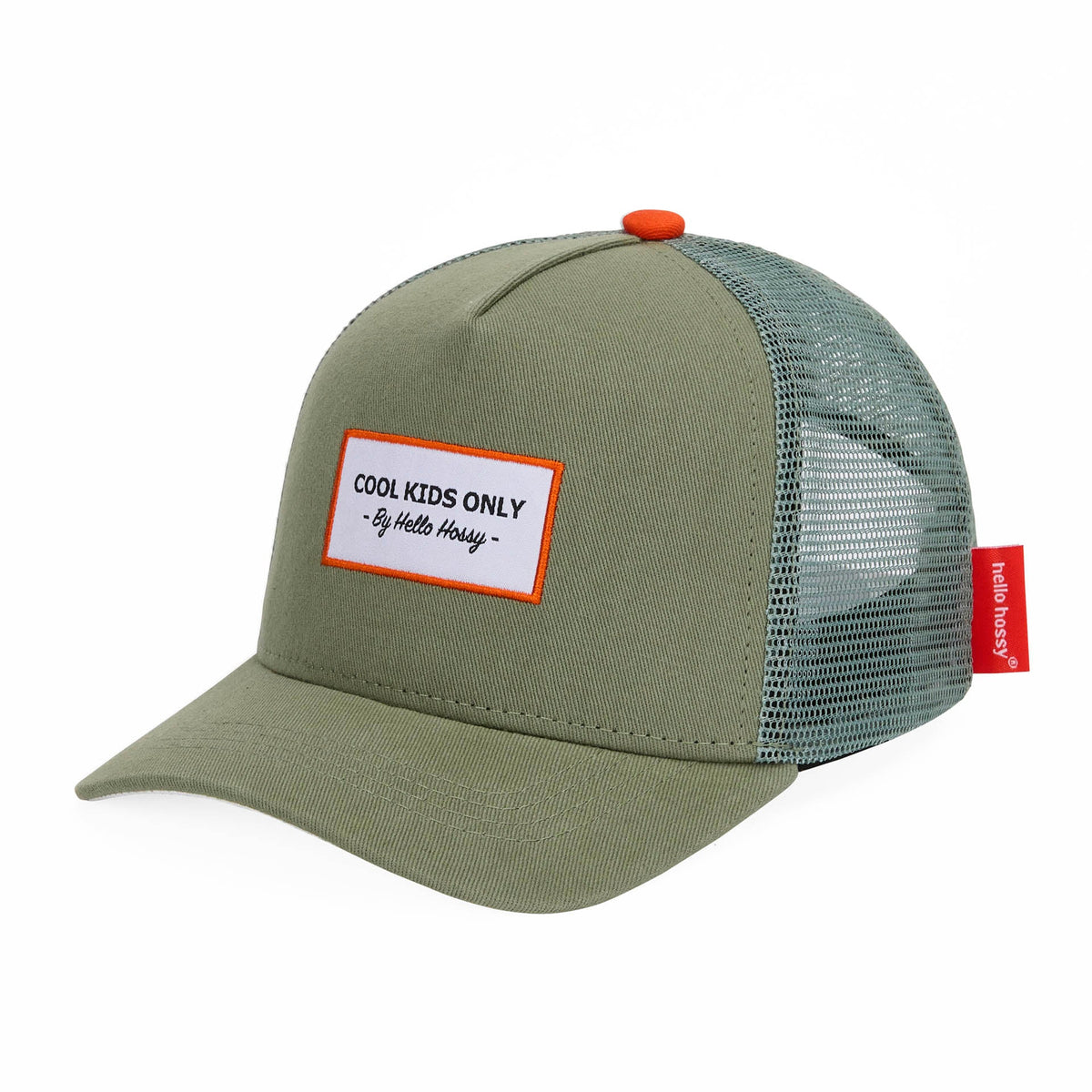 Boné pais e filhos Mini Olive, estilo Trucker, matchy-matchy, ecorresponsável, desde os 9 meses, Cool Kids Only!