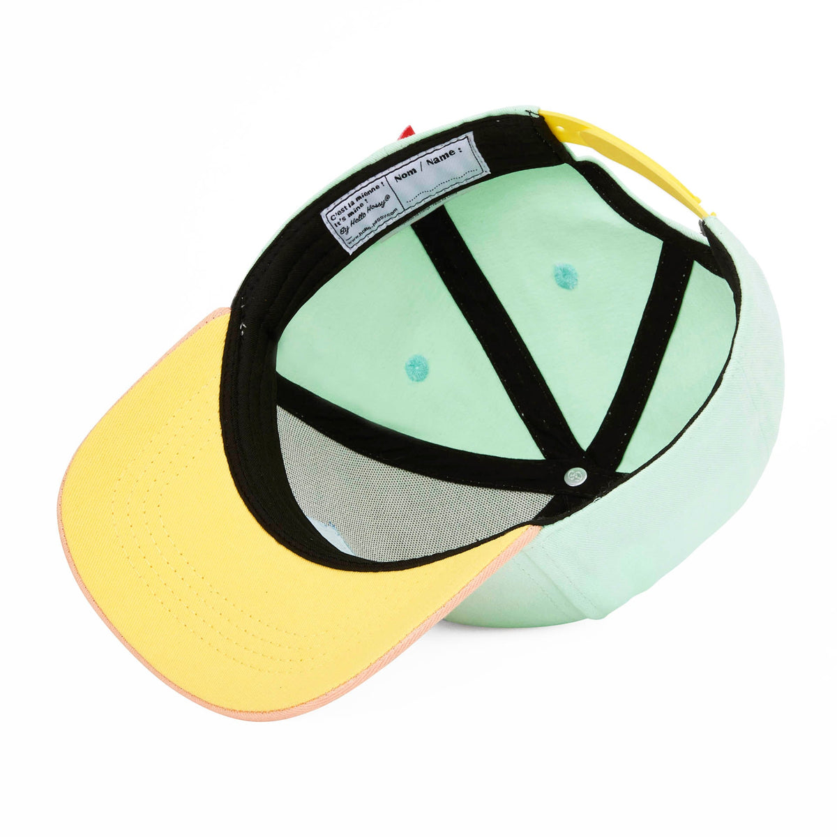 Boné infantil Mini Aloe, pala curva, 100% algodão orgânico, certificado Oeko-Tex, desde os 9 meses, Cool Kids Only!