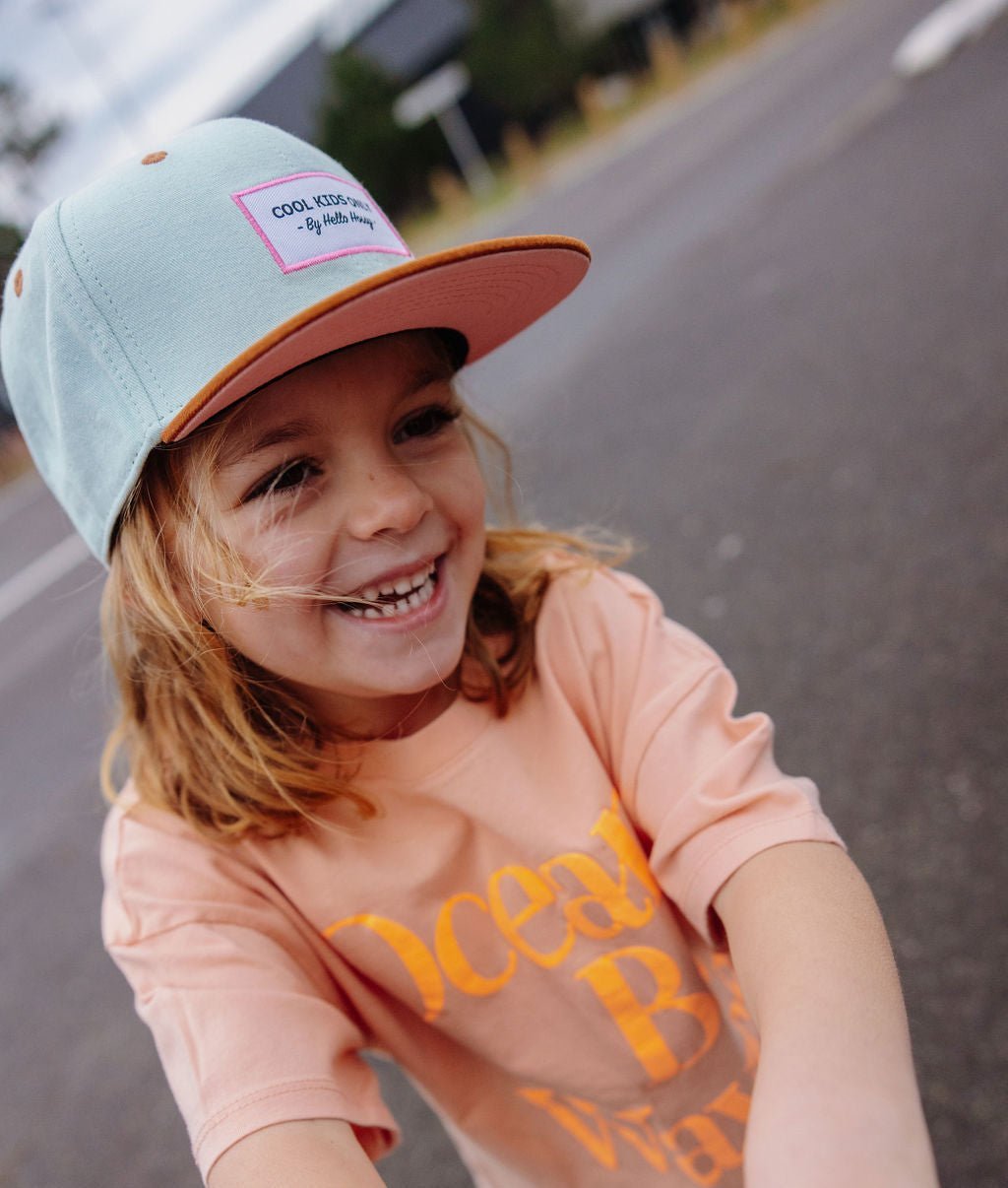 Boné Mini Water Green para crianças e bebés, Cool Kids Only, Hello Hossy