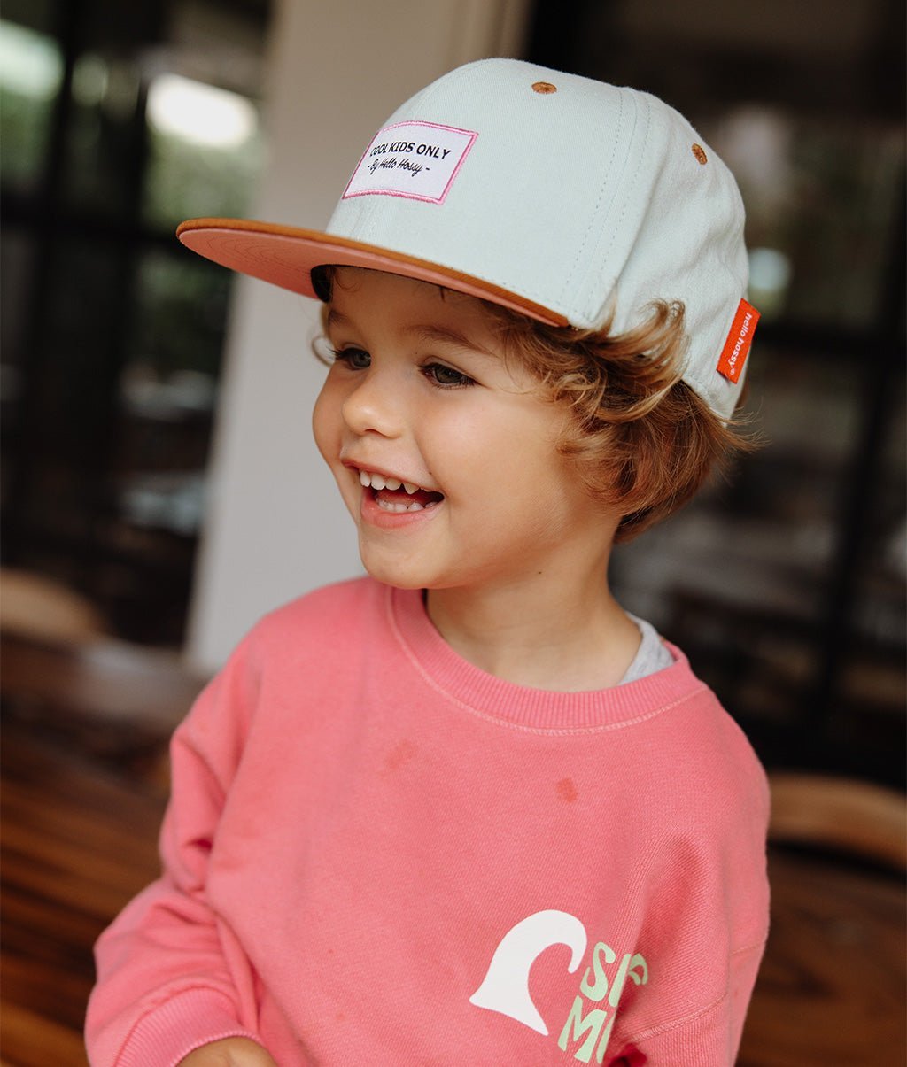Boné Mini Water Green para crianças e bebés, Cool Kids Only, Hello Hossy