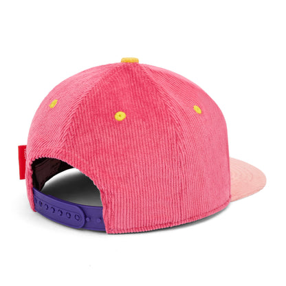 Boné de veludo rosa Sweet Pitaya para criança – vista traseira 