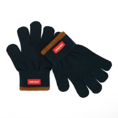 Luvas de malha bicolor Handy Polo para criança e bebé – vista plana