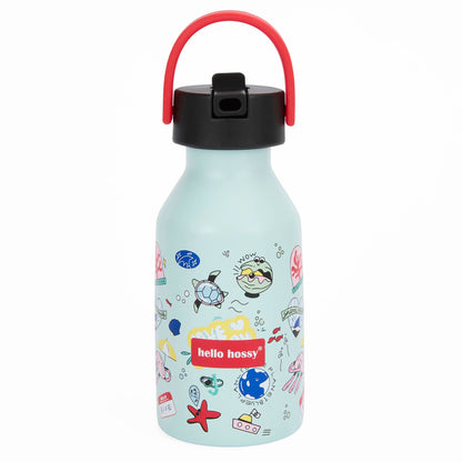 Garrafa reutilizável infantil Ocean Lover: isotérmica, 350 ml, adaptada a crianças, Cool Kids Only !