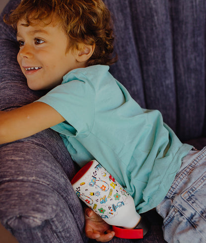 Garrafa reutilizável infantil Chill: isotérmica, 350 ml, adequada para crianças, Cool Kids Only!