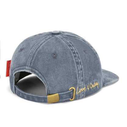 Boné infantil azul com bordado Love U Daddy Hello Hossy