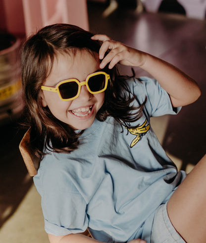 Óculos de sol infantis Hossy Daisy, coloridos, lentes categoria 3, UV400, lentes polarizadas, a partir dos 2 anos, Cool Kids Only!
