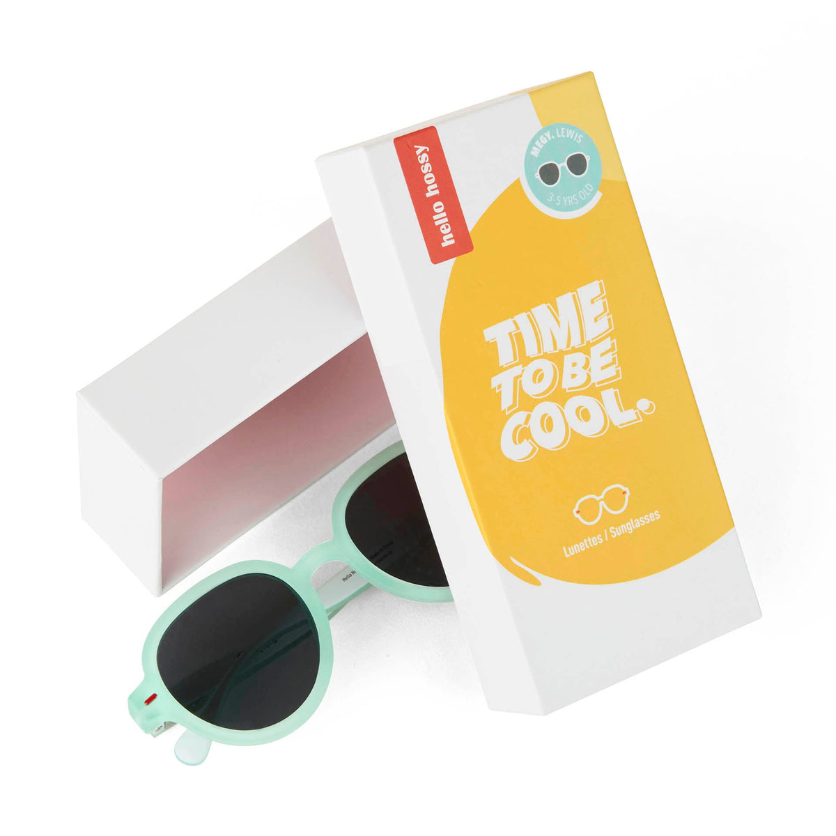 Óculos de sol para crianças Megy Lewis, coloridos, lentes categoria 3, UV400, lentes polarizadas, desde os 2 anos, Cool Kids Only!