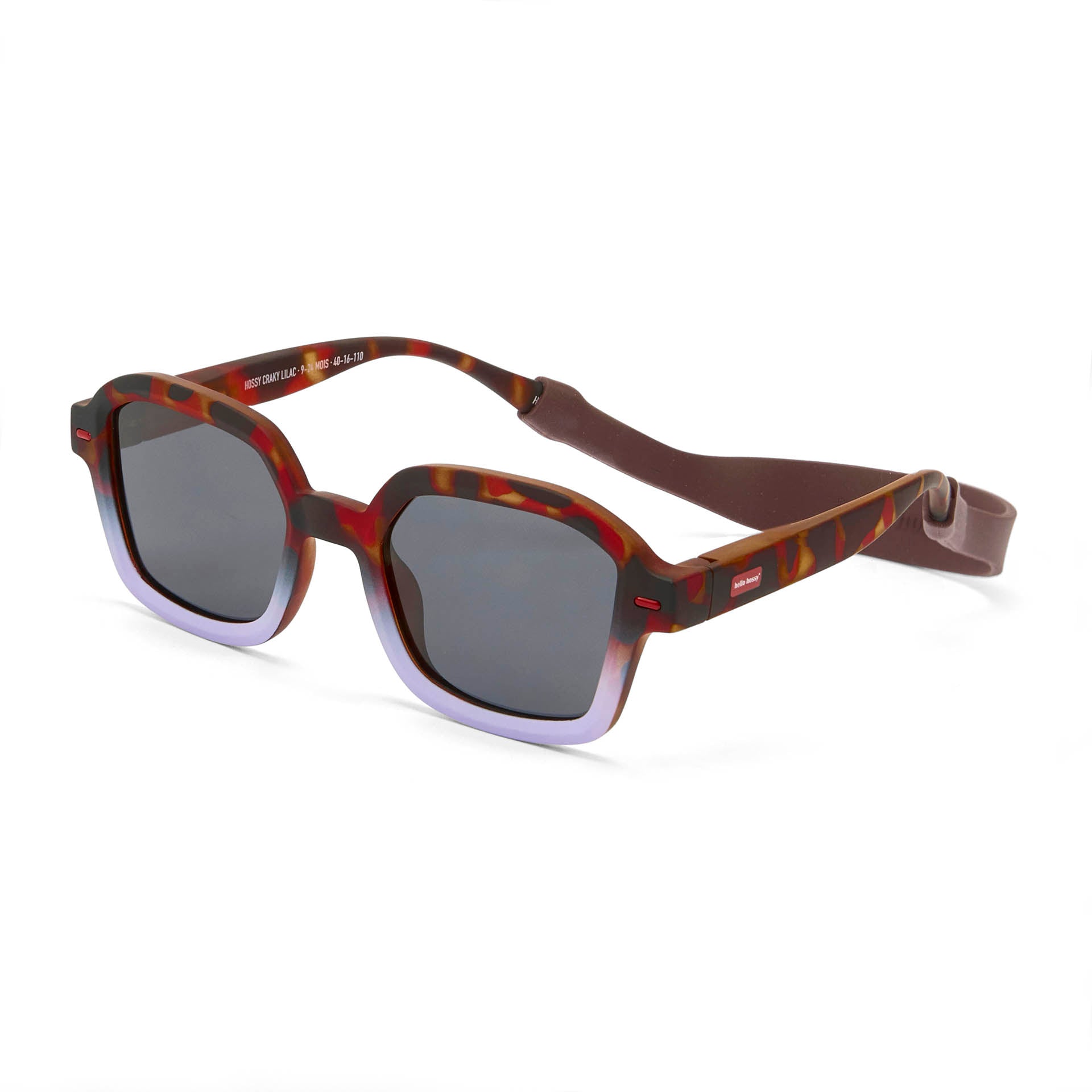 Óculos de sol Hossy Craky Lilac para crianças e bebés, Cool Kids Only, Hello Hossy