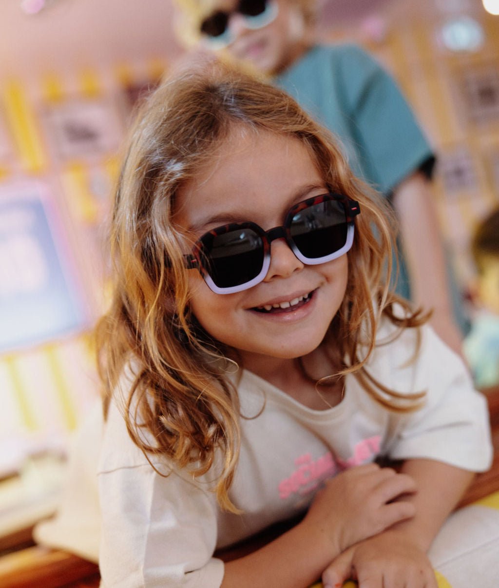 Óculos de sol Hossy Craky Lilac para crianças e bebés, Cool Kids Only, Hello Hossy