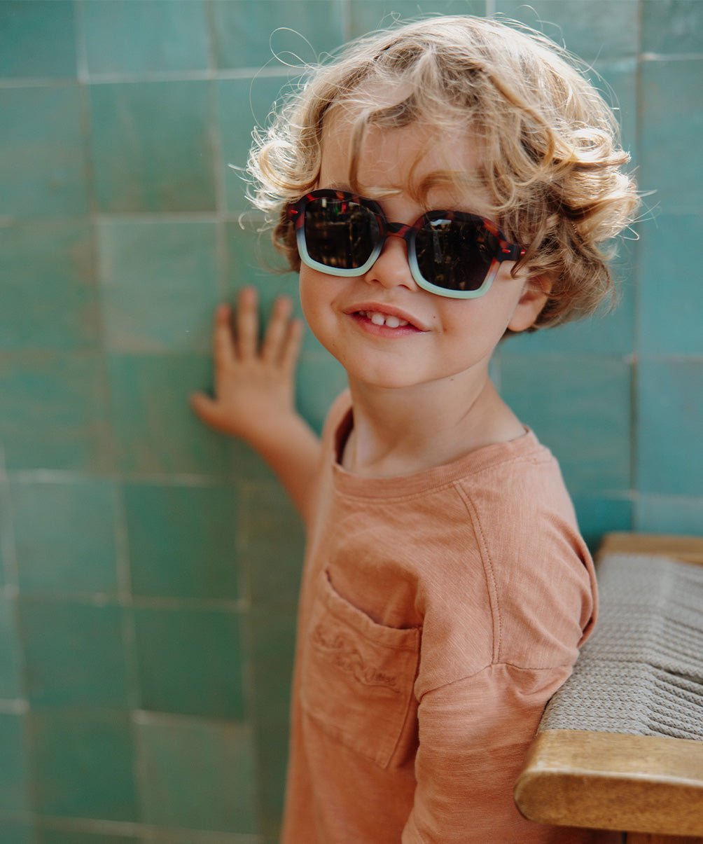 Óculos de sol Hossy Craky Mint para crianças e bebés, Cool Kids Only, Hello Hossy
