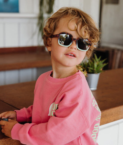 Óculos de sol Hossy Craky Mint para crianças e bebés, Cool Kids Only, Hello Hossy