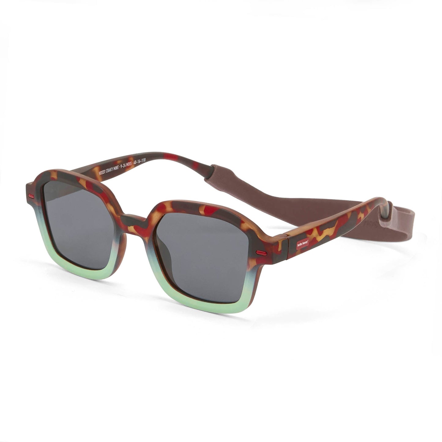 Óculos de sol Hossy Craky Mint para crianças e bebés, Cool Kids Only, Hello Hossy