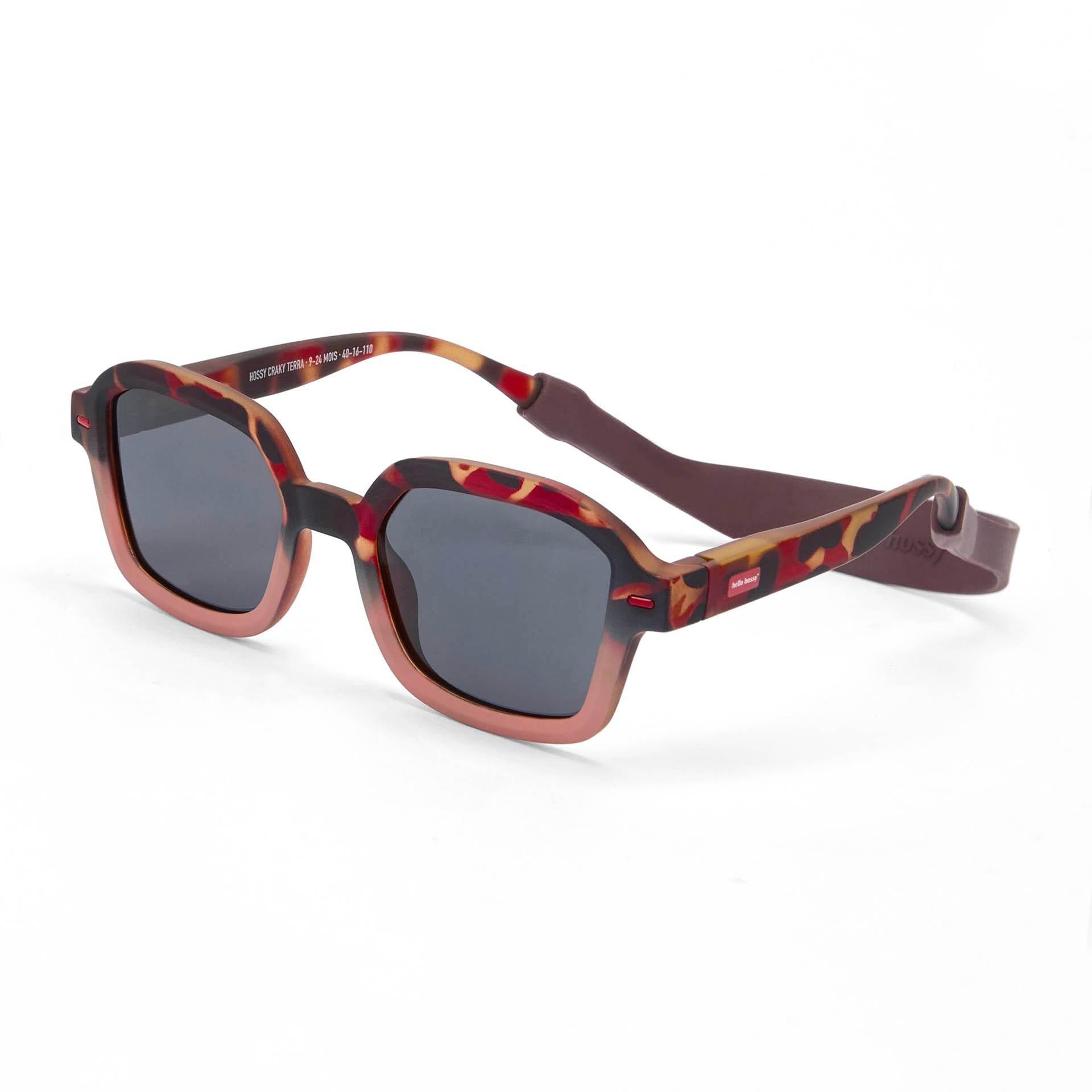 Óculos de sol Hossy Craky Terra para crianças e bebés, Cool Kids Only, Hello Hossy
