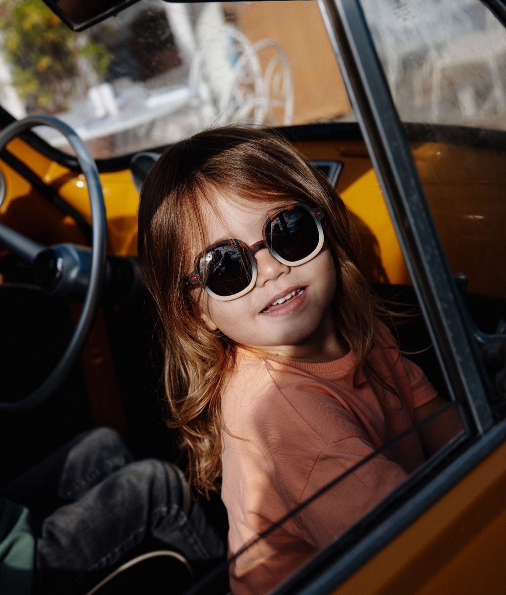 Óculos de sol Koody Craky Cream para crianças e bebés, Cool Kids Only, Hello Hossy