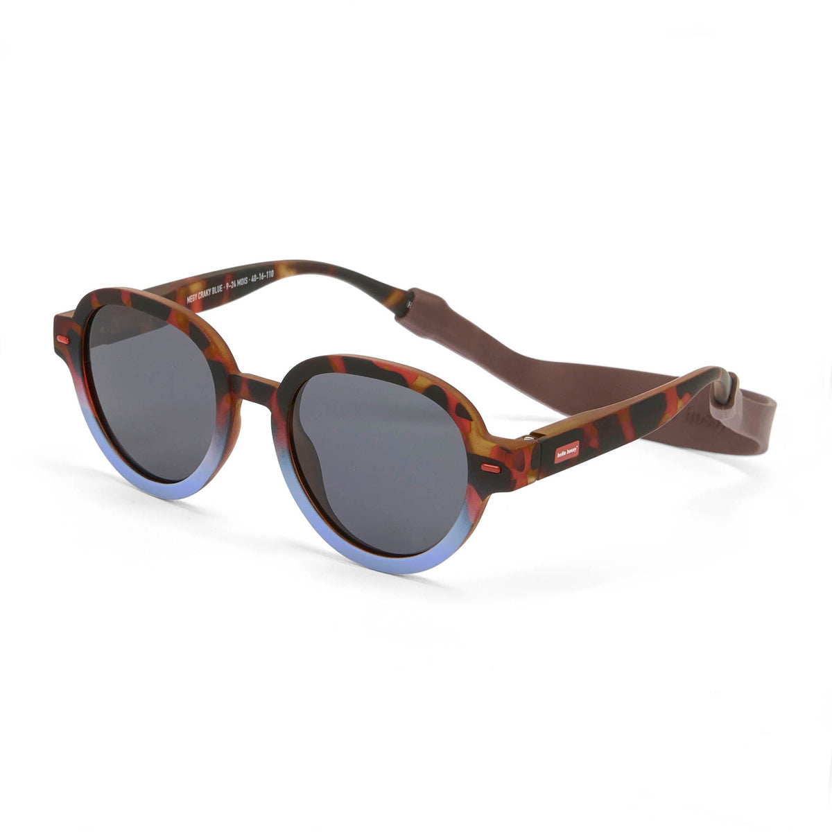 Óculos de sol Megy Craky Blue para crianças e bebés, Cool Kids Only, Hello Hossy