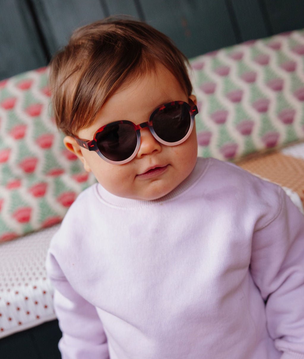 Óculos de sol Megy Craky Blush para crianças e bebés, Cool Kids Only, Hello Hossy