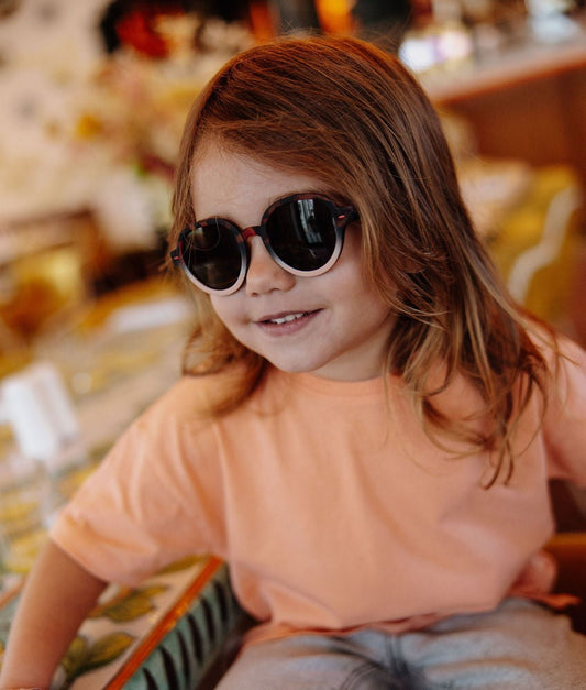 Óculos de sol Megy Craky Blush para crianças e bebés, Cool Kids Only, Hello Hossy