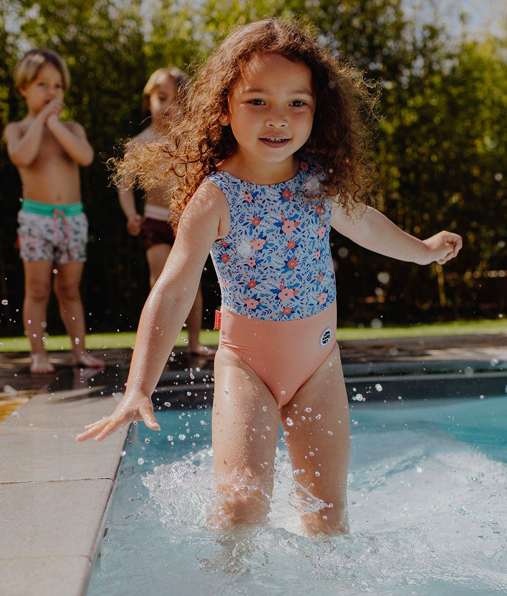 Fato de banho para menina Champêtre Anti-UV, de uma peça, Cool Kids Only !