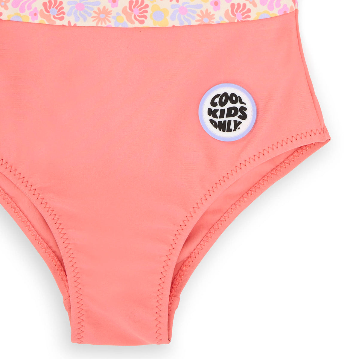Fato de banho para menina Retro Flowers Anti-UV, de uma peça, Cool Kids Only!
