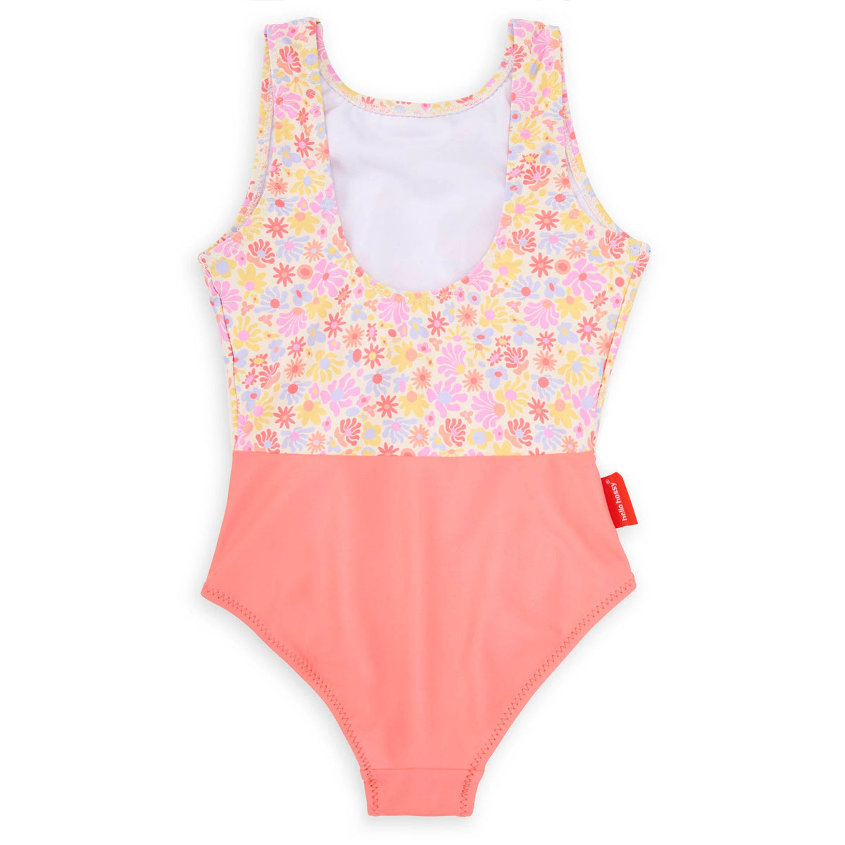 Fato de banho para menina Retro Flowers Anti-UV, de uma peça, Cool Kids Only!