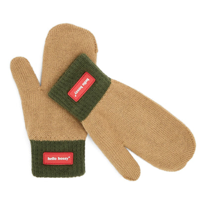 Luvas-múfla Hotty Pistachio para crianças e bebés, Cool Kids Only, Hello Hossy