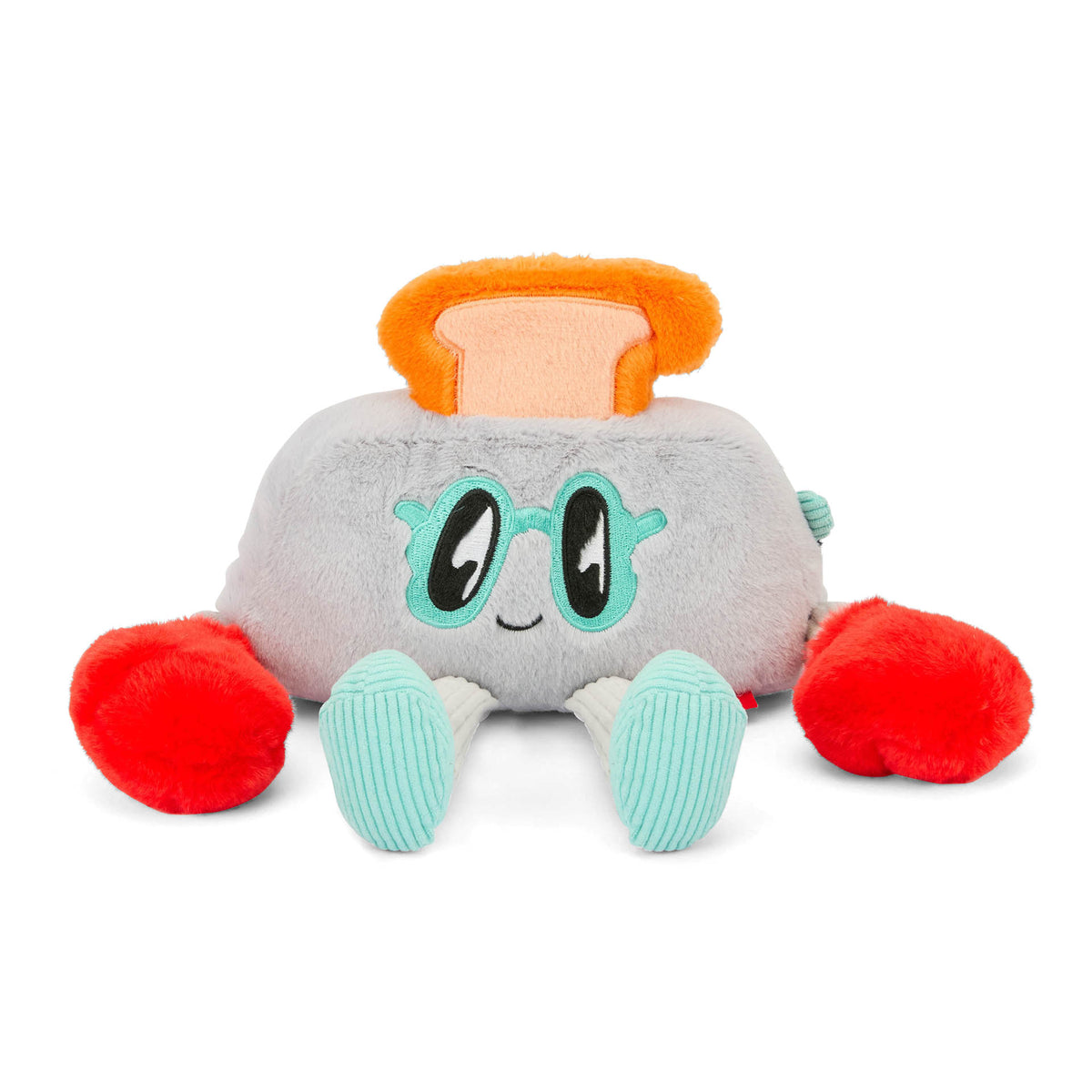 Peluche original para criança Hello Hossy Punchy Toast - vista frontal, pousada