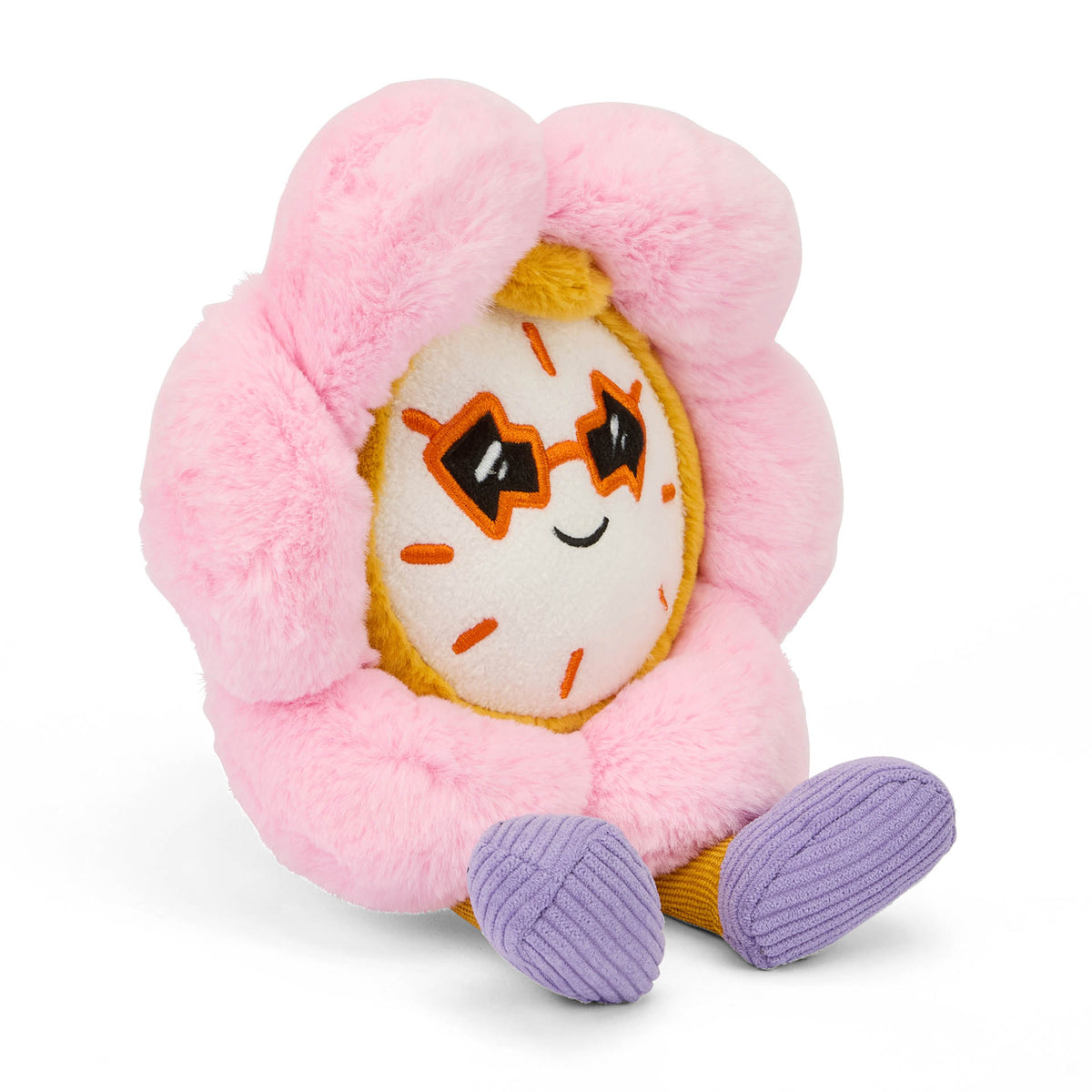 Peluche original para criança Hello Hossy em forma de relógio-flor Tic Tac Bloom – vista de 3/4