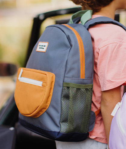 Mochila escolar para crianças Mini Marine, ecorresponsável, desde os 2 anos, Cool Kids Only!