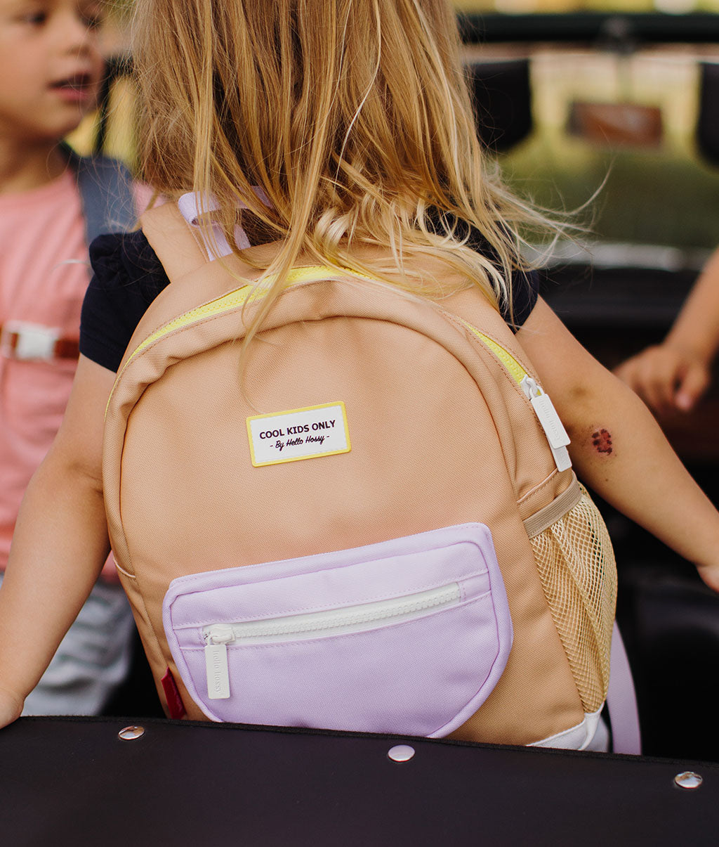 Mochila escolar infantil Mini Crème Brûlée, ecorresponsável, desde os 2 anos, Cool Kids Only!
