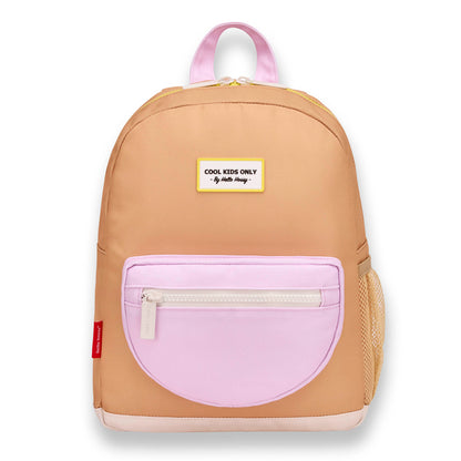 Mochila escolar infantil Mini Crème Brûlée, ecorresponsável, desde os 2 anos, Cool Kids Only!