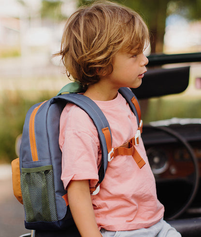 Mochila escolar para crianças Mini Marine, ecorresponsável, desde os 2 anos, Cool Kids Only!