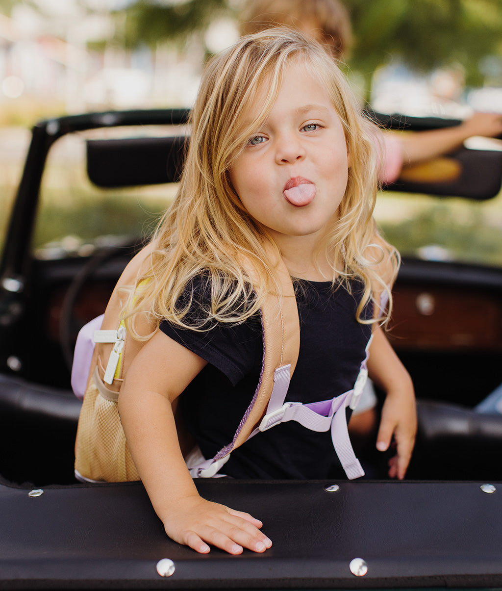 Mochila escolar infantil Mini Crème Brûlée, ecorresponsável, desde os 2 anos, Cool Kids Only!