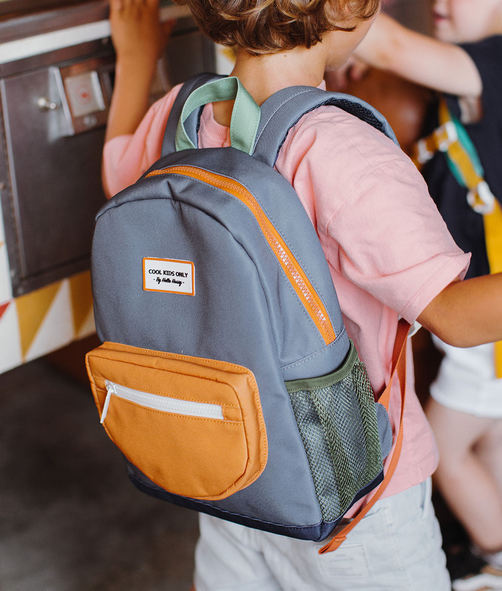 Mochila escolar para crianças Mini Marine, ecorresponsável, desde os 2 anos, Cool Kids Only!