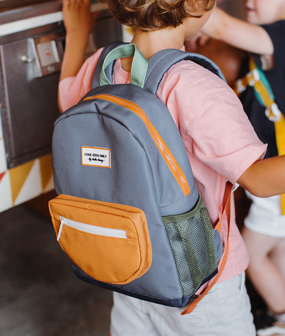 Mochila escolar para crianças Mini Marine, ecorresponsável, desde os 2 anos, Cool Kids Only!