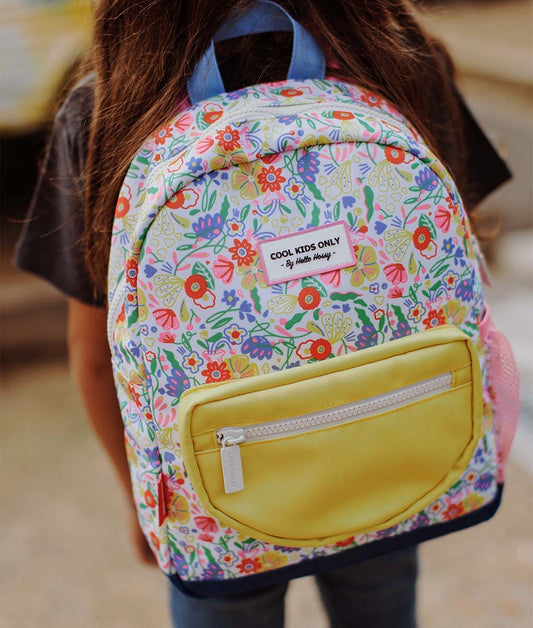 Mochila escolar infantil Garden Party, ecorresponsável, desde os 2 anos, Cool Kids Only!