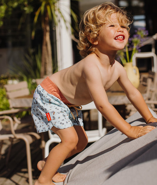 Fato de banho de menino Blue Island Anti-UV, Cool Kids Only !