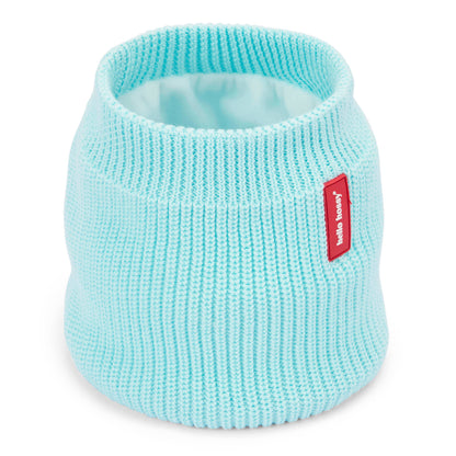 Gola de malha lisa e polar Cocoon Candy para criança e bebé – vista de 3/4