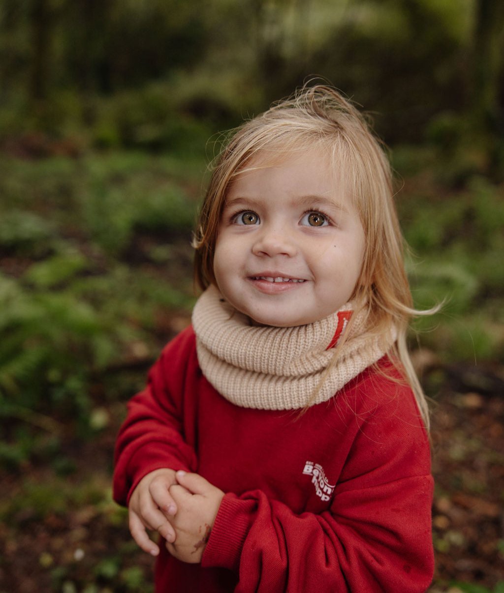 Snood Cocoon Creamy para crianças e bebés, Cool Kids Only, Hello Hossy