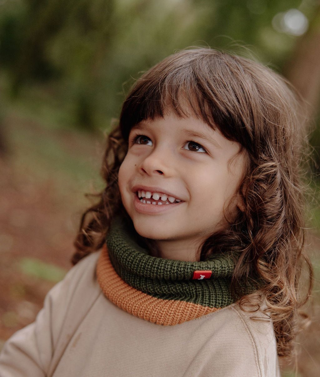 Snood Cocoon Forest para crianças e bebés, Cool Kids Only, Hello Hossy