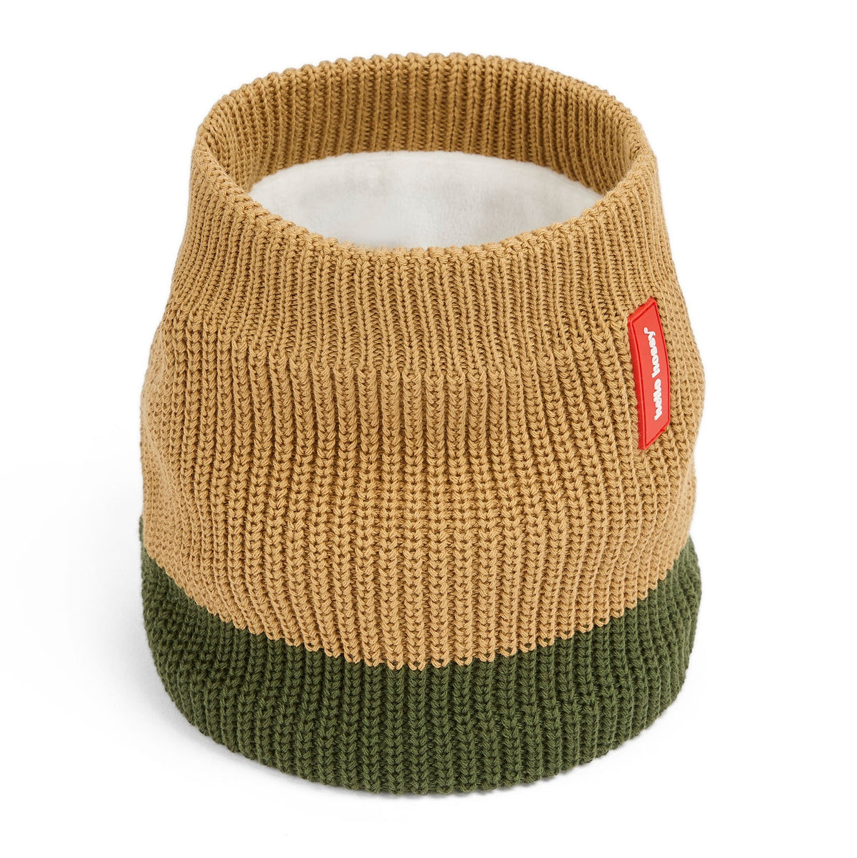 Snood infantil Cocoon Pistachio, algodão orgânico, forro polar, desde 1 ano, Cool Kids Only!