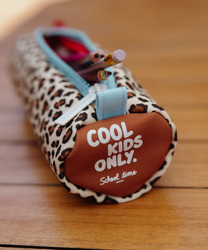 Estojo escolar para crianças leopard, pré-escolar e ensino básico, Cool Kids Only!