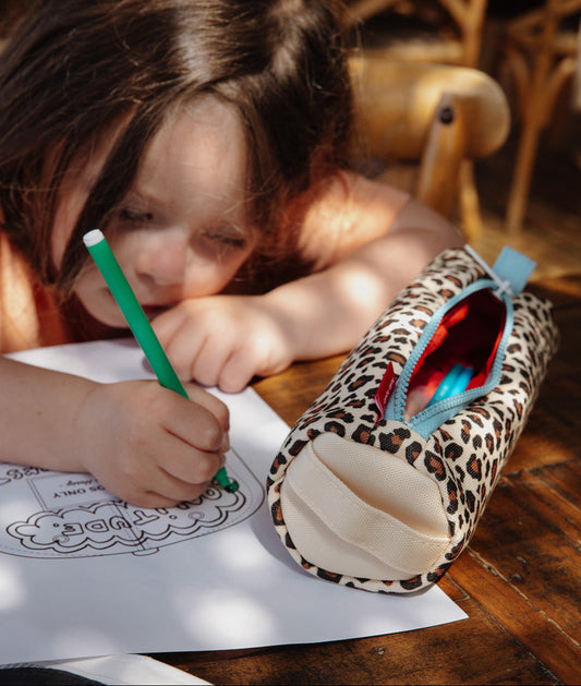 Estojo escolar para crianças leopard, pré-escolar e ensino básico, Cool Kids Only!
