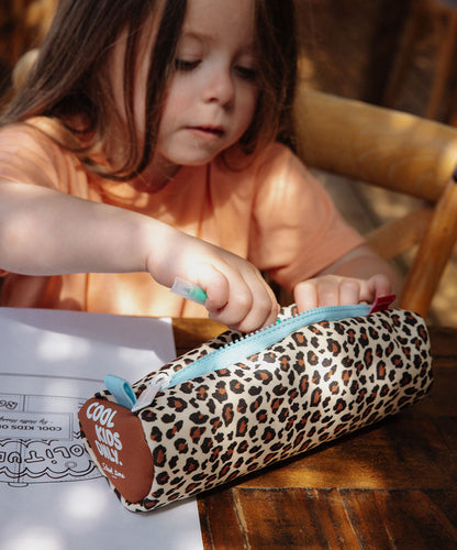 Estojo escolar para crianças leopard, pré-escolar e ensino básico, Cool Kids Only!