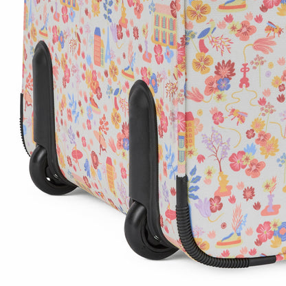 Mala de viagem infantil Dried Flowers, formato de cabine, com rodas, Cool Kids Only!