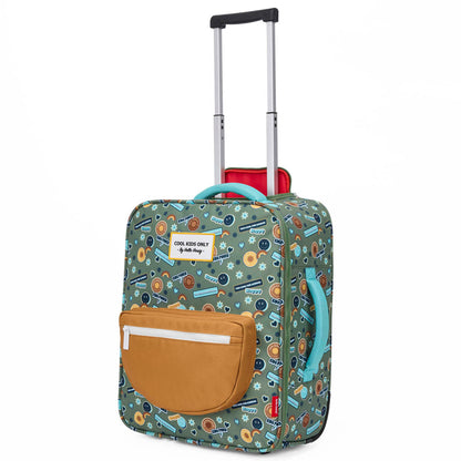 Mala de viagem infantil Smiley, formato de cabine, com rodas, Cool Kids Only!