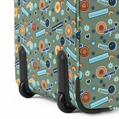 Mala de viagem infantil Smiley, formato de cabine, com rodas, Cool Kids Only!