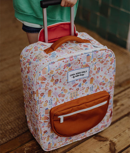 Mala de viagem infantil Dried Flowers, formato de cabine, com rodas, Cool Kids Only!